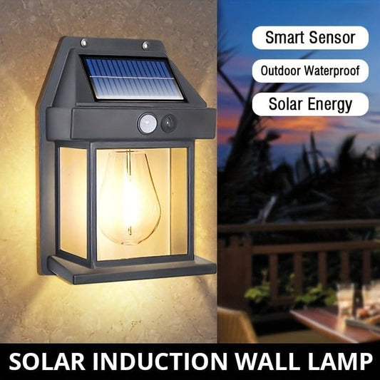 💡2025 Neue Energie Solarenergiesparende Wandlampe – Leuchtet auf, wenn jemand in der Nähe ist🌟