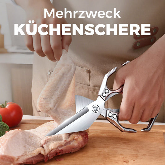 🔥✂️Seidige Knochenschneideschere – Mehrzweck-Küchenschere für hohe Beanspruchung
