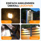 🔥🏡✨Energiesparende Solar-Klemmleuchten mit Bewegungssensoren für Zuhause und draußen