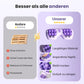 💜Der bequemste Blutkreislauf-Förderer💜Tragbarer Fußmassageroller mit Doppelrollen