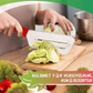 🔥🔪 Edelstahl-Schreddermesser – Sparen Sie Zeit und Energie beim Kochen!⏳