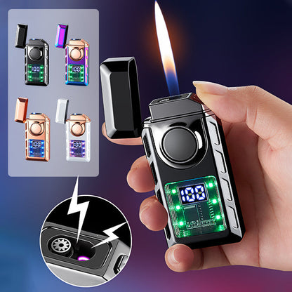 🔥⚡ Typ-C Doppelflammenfeuerzeug mit LED-Licht – Erhalten Sie einen Rabatt auf 2
