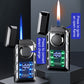 🔥⚡ Typ-C Doppelflammenfeuerzeug mit LED-Licht – Erhalten Sie einen Rabatt auf 2