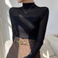 🔥👚Mesh-Top mit Stehkragen für Damen