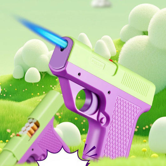 🔥Superrabatt für begrenzte Zeit ⚡Super cooles Butan-Pistolenfeuerzeug