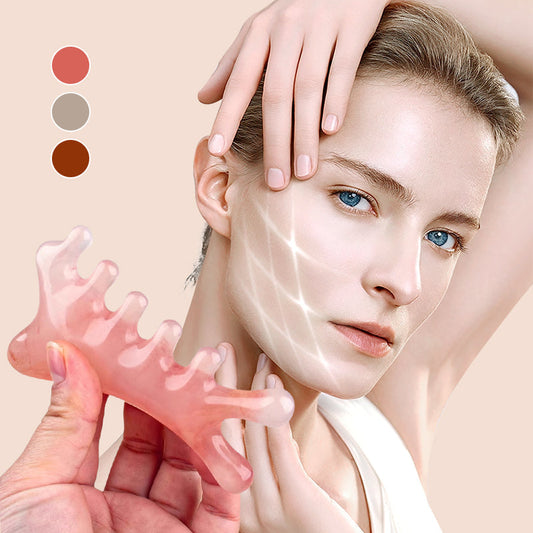 🔥5 Minuten täglich für zarte Haut✨ Multifunktionaler Kopfhautmassagekamm und Schabwerkzeug