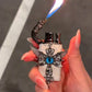 🔥⚡Exquisites winddichtes Feuerzeug mit zwei Flammen