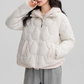 🔥🧥Kurze Warme Winterjacke für Damen – Steppjacke mit Kapuze und Taschen