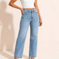 🔥👖Vintage-Jeans mit hoher Taille und geradem Bein für Damen