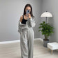 🔥👚👖Damen lässiges 2-teiliges Set mit Reißverschluss