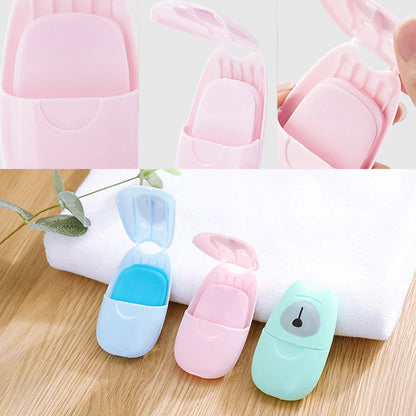🔥Super Value Paket✨Sauber halten – starke Sterilisation – Einweg – tragbare Reise-Papierseifenblätter
