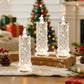🔥✨ Romantische Atmosphäre und schönes Aussehen, Set mit 4 LED-Kristallkerzenhaltern