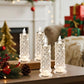 🔥✨ Romantische Atmosphäre und schönes Aussehen, Set mit 4 LED-Kristallkerzenhaltern