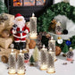 🔥✨ Romantische Atmosphäre und schönes Aussehen, Set mit 4 LED-Kristallkerzenhaltern