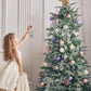 🔥✨Glänzende silberne Weihnachtsornamente in verschiedenen Formen – Liebe für Freunde, Familie und Nachbarn